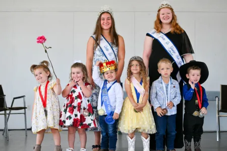Grange fair crowns its youngest court  at annual ceremony